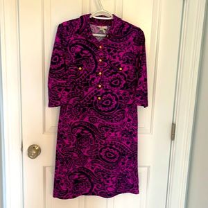 Pink & Navy Jude Connally dress! Fabulous all year round dress!